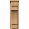 Ekena Millwork Mediterranean Smooth Corbel w/Backplate, Western Red Cedar, 7 1/2"W x 12"D x 24"H COR08X12X24MED01SWR - alternate 3